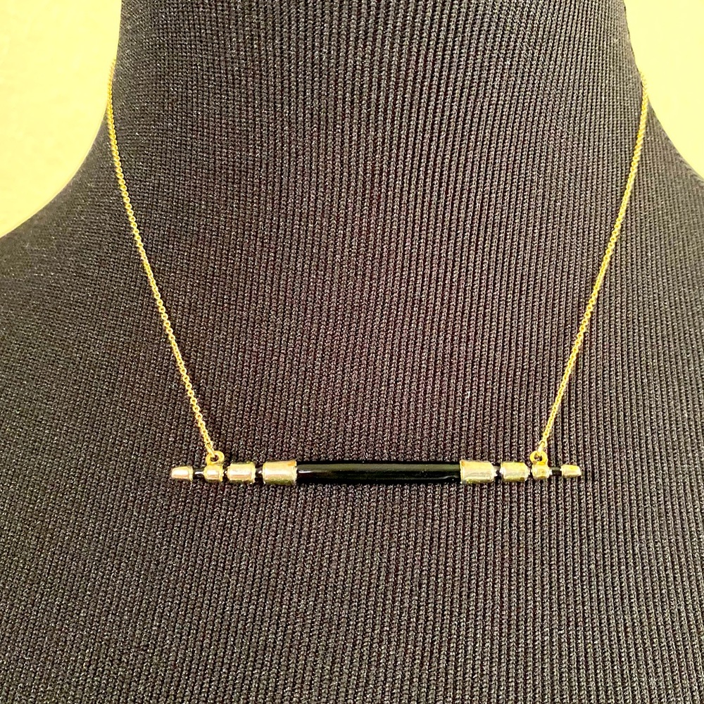 House of Harlow 1960 Rift Valley Bar Necklace